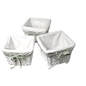 3pc. Willow Basket Set - 3 Ribbons
