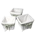 3pc. Willow Basket Set - 3 Ribbons