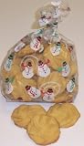 Gourmet Food : Scott's Cakes 1 lb. Brown Sugar Shortbread Cookies in a Snowman Bag