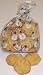 Gourmet Food : Scott's Cakes 1 lb. Brown Sugar Shortbread Cookies in a Snowman Bag