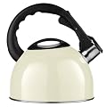 Funkey Kitchen Whistling Cream hob kettle 2.5 Litre