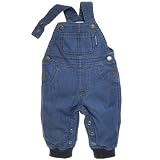 POLARN O. PYRET BEST BASIC NEWBORN DENIM OVERALLS
