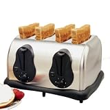 Elite Cuisine 4-Slice Stainless Steel Toaster – ECT400