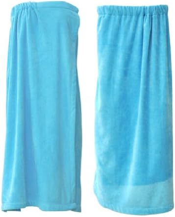 Magic Sticky Flannel Bath Towel - Blue(L)