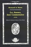 Les Amours, leurs commentaires (inclus cahier musical)