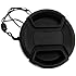 Fotodiox 55mm Inner-Pinch Lens Cap with Cap Keeper