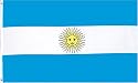 Argentina National Country Flag - 3 foot by 5 foot Polyester (New)