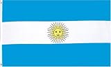 Outdoor Living : Argentina National Country Flag - 3 foot by 5 foot Polyester (New)