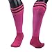 Lian LifeStyle Unisex 1 Pair Knee Length Sports Socks Striped Size XS/S/M