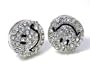 ICED Smiley Face Stud/Post Earrings ~ YOU CHOOSE GOLD or SILVER