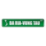  BA RIA-VUNG TAU ST  STREET SIGN CITY VIETNAM