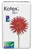 Kotex Maxi Pads, Regular, Double Pack, Case of Six-48 Count (288 Pads)