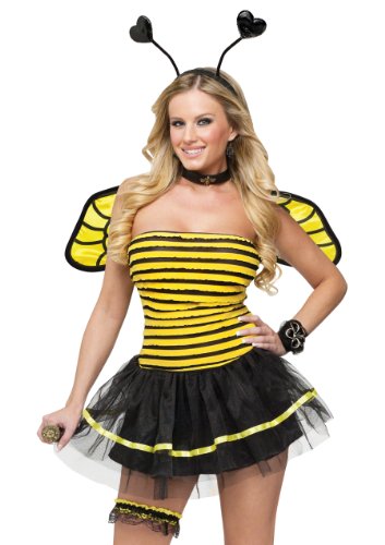 Fun World Costumes Busy Bee, Black/Yellow, Small/Medium 2-8