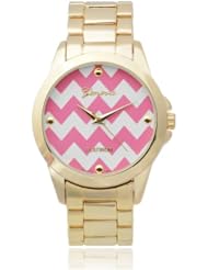 Brinley Co. Womens Metal Link Watch