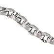 14kt White Gold Oval Flat Link Bracelet