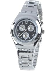 Orient Idea Ori-0328E Stylish Luminous Hands Decorative Sub-Dials Quartz Wrist Watch for Lady - Black