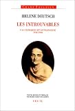 Les Introuvables d Hélène Deutsch. Cas cliniques et autoanalyse (1818-1830)