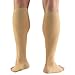Truform 30-40 Mmhg Compression Socks for Men and Women, Knee High, Open Toe, Beige, X-Large