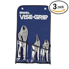Irwin Industrial Tools 321GS Original Locking Pliers Kit Bag Set, 3-Piece