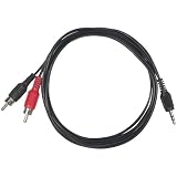 PH62089 Stereo Mini-Male to 2 RCA-Male - 6 Feet