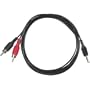PH62089 Stereo Mini-Male to 2 RCA-Male - 6 Feet