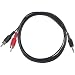 PH62089 Stereo Mini-Male to 2 RCA-Male - 6 Feet