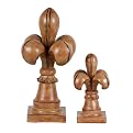 Fleur-de-Lis Finials 2-pc. Set