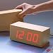 LED wooden clock Image