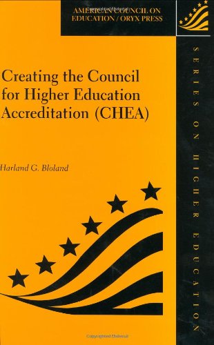 Creating The Council For Higher Education Accreditation (CHEA)