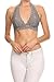 Vialumi Women's Juniors Solid Triangle Halter Neck Lace Bralette