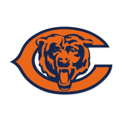 Chicago Bears NFL car bumper sticker decal (5