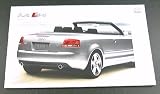 2009 09 Audi A4 and S4 BROCHURE Cabriolet 2.0 4.2 3.2