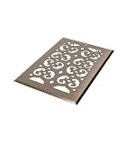 6 x 10 Steel Cold Air Return - Brushed Nickel