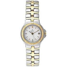 Bulova Ladies Two-Tone Bracelet Watch #98M36 by Bulova
