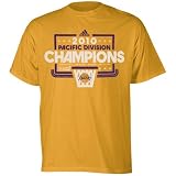 adidas Los Angeles Lakers Gold 2010 Pacific Division Champions Official Locker Room T-shirt