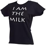 Spoilt Rotten - I Am The MILK T-Shirt - Gift for New Mum, Black, Large