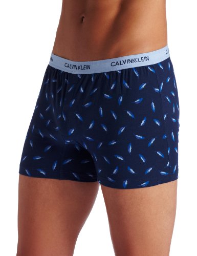 Calvin Klein Mens Boxer Matrix-Knit Slim Fit Boxer