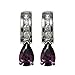Studio 925 Amethyst CZ Teardrop Sterling Silver title=