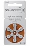 30 H�rger�tebatterien Power One Typ p312