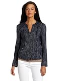 AK Anne Klein Womens Slubby Zip Front Jewl Neck Jacket 4154gXNEeLL. SL160 AK Anne Klein Womens Slubby Zip Front Jewl Neck Jacket