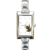 Limited Edition Violano Italian Charm Rectangle Watch Frog Ladybug