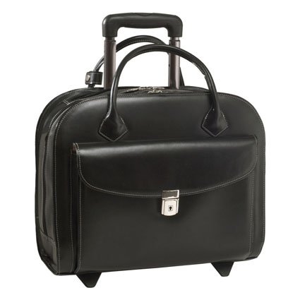 McKleinUSA GRANVILLE 96145A Black Wheeled Ladies' Laptop Case McKleinUSA GRANVILLE 96145A Black Wheeled Ladies' Laptop Case