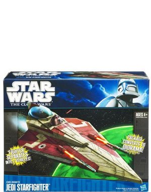 Buy Star Wars The Clone Wars Obi-Wan?s Jedi Starfighter Best Price.