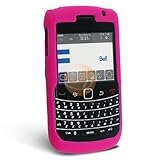 Silicone Skin Case for Blackberry Bold 9700, Hot Pink