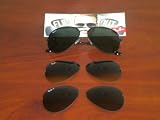 Ray Ban RB3460 Black Grey Green (Interchanagble Lens) 002 71 56mm Sunglasses