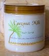 Coconut Milk With Dead Sea Salts, Shea Butter & Coconut Oil Salt 16.9 Fl.Oz. Salt Scrub From Israel