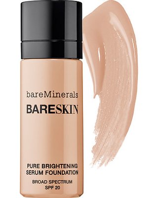 Bare Minerals BareSkin Pure Serum Foundation Broad Spectrum SPF 20 Bare Satin 06 1.0 oz