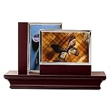 12 Straight Ledge Wall Shelf - Mahogany