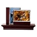 12" Straight Ledge Wall Shelf - Mahogany
