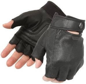 ESY RDR 2.0 FINGERLESS PERFORATED GL BLACK SIZE:XSM